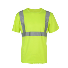 Reflective Safety Work and pattern high visibility safety reflective advertising t shirt